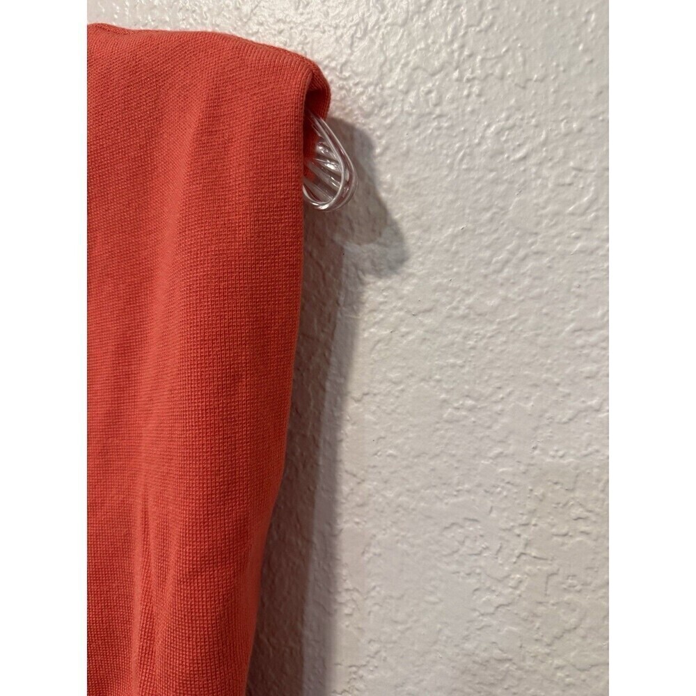 Anthropolgie Pilcro Coral/Orange Mock Neck Vest Women's Pullover Sweaters Sz Xs - Picture 2 of 5